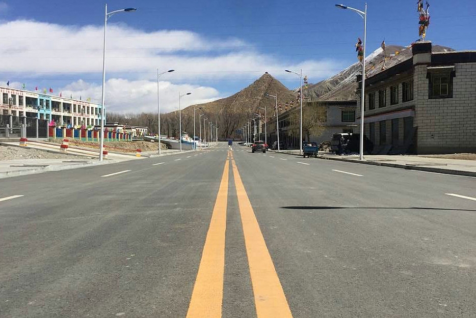 西藏日喀则市市政道路工程|Municipal road project in Shigatse, Tibet